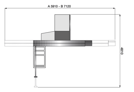 SC 40 P | Tilting arbor sliding table panel saw 8HP