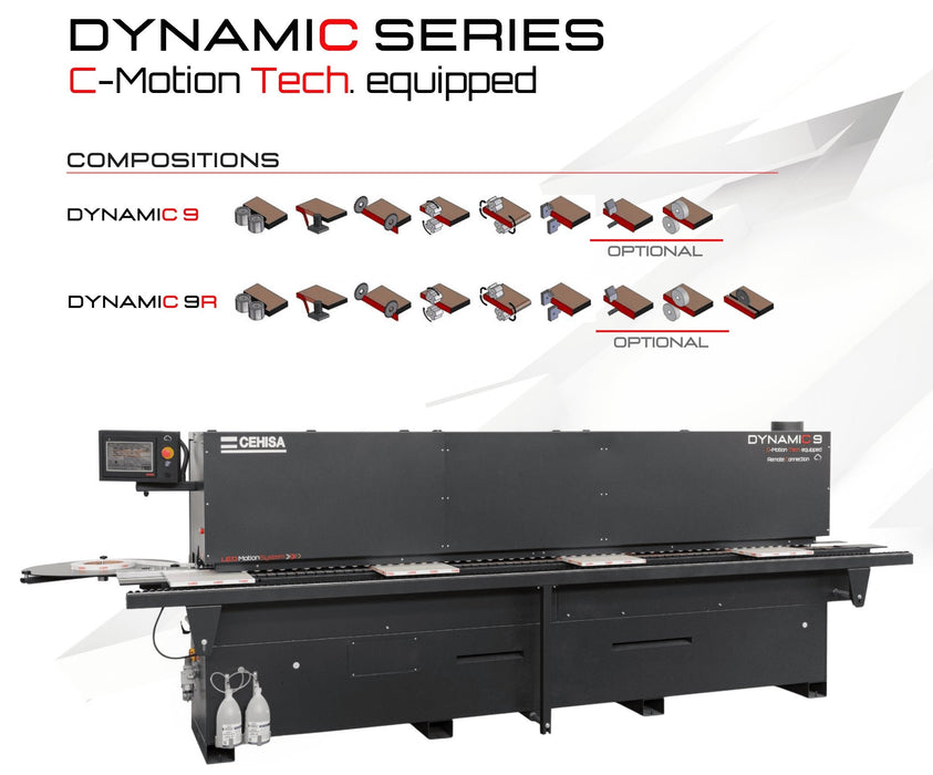 Edgebander with C-Motion Technology DYNAMIC 9 C-MOTION | DYNAMIC Series 220V 3 Phase  | Edgebander | CEHISA