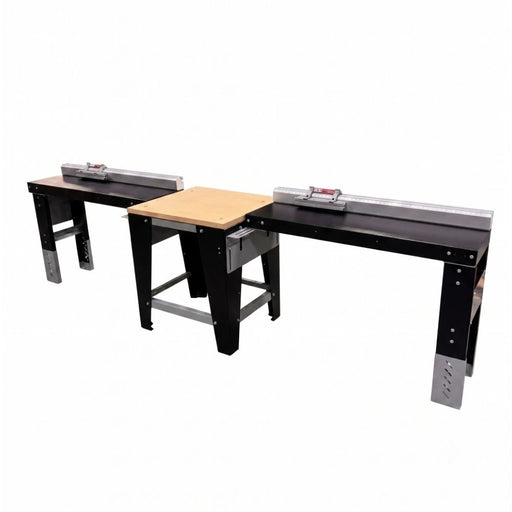 Wood Cutting Station with Saw Measuring Systems | 15" Wide 4' Long
