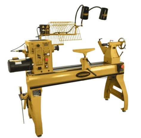 24" x 42" EVS Woodworking Lathe with Lamp Kit, 3 HP, 1Ph 220V I PM9-1794224B  | Wood Lathe | Grizzly