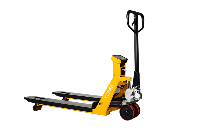 EKKO A25WL 45” Fork Manual Pallet Jack I 5,500 Load Capacity and Digital Scale with Printer I