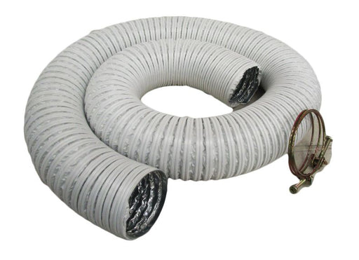 Heat-Resistant Dust Collection Hose |  8' x 3" Dia, 180° Max.