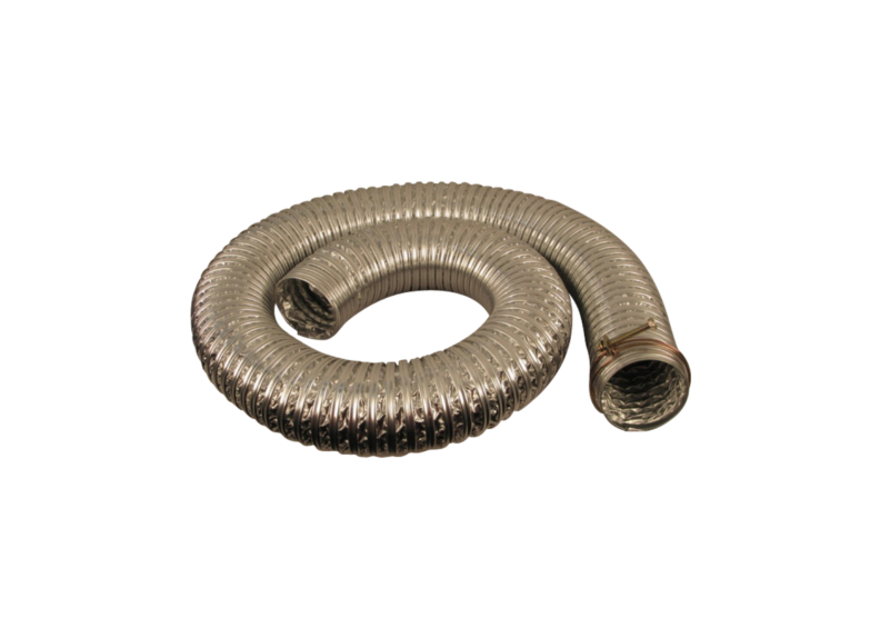 Heat-Resistant Dust Collection Hose |  8' x 3" Dia, 180° Max.