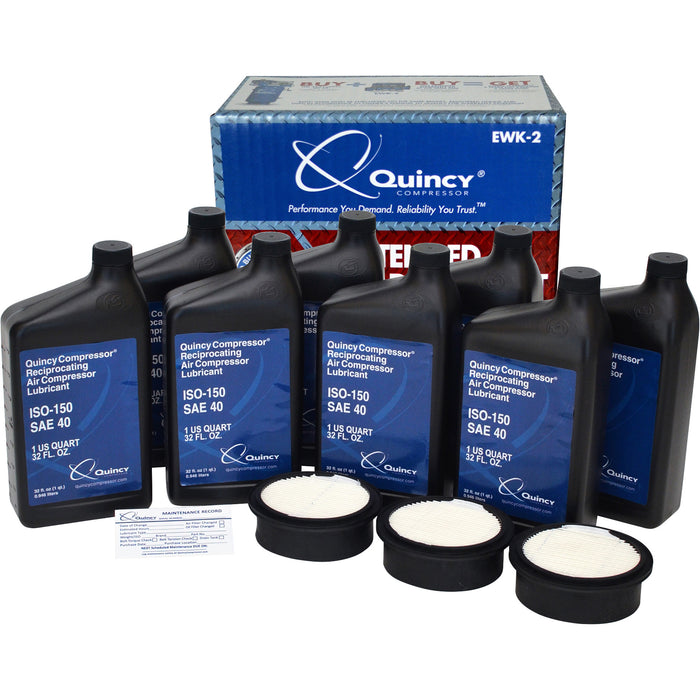Quincy Extended Support and Maintenance Kit for Quincy Single Stage Compressors | Model# EWK-1 |