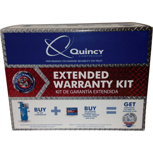 Quincy Extended Support And Maintenance Kit, For QT 15 120 Gallon Splash Lubricate Reciprocating Compressors | Model# EWK-5 |