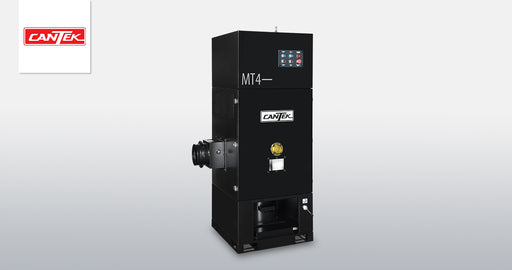 Cantek 3HP 1300 CFM Dry Metal Dust Collector and Fume Extractor | MT4