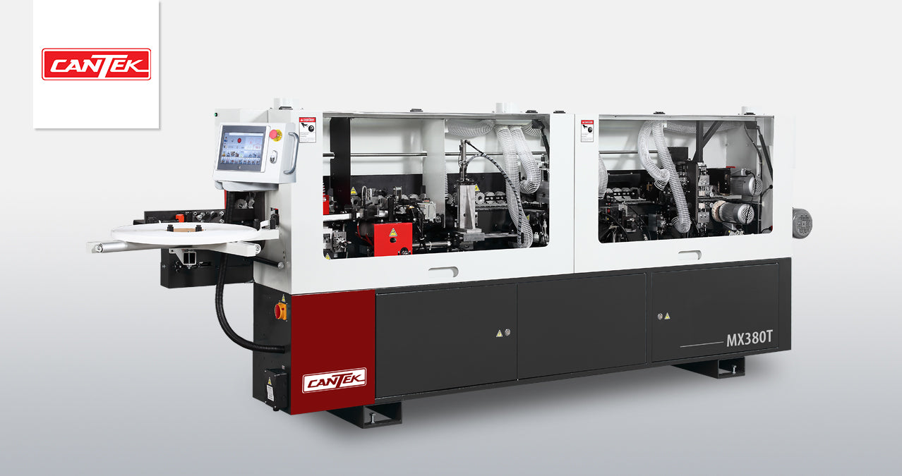 CANTEK MX380T Automatic Edgebander W/ Premilling & Corner Rounding | 230V 3 Phase, 29 FPM