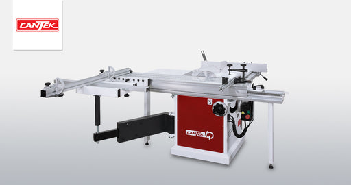 CANTEK P25 5′ SLIDING TABLE SAW | 5HP, 230V Single or 3 Phase |
