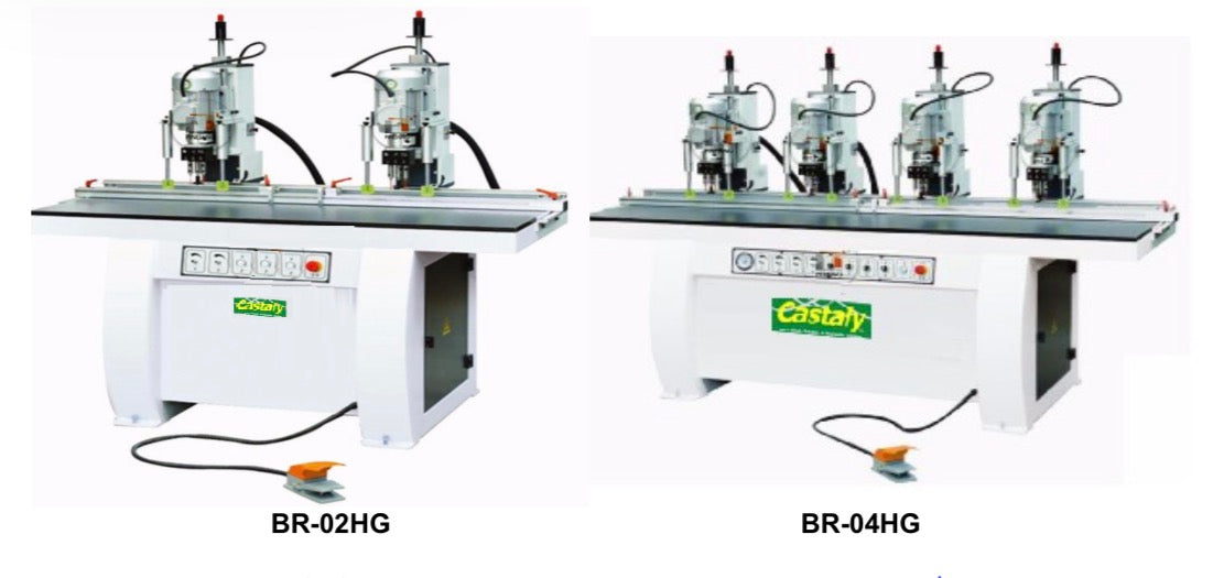 Pneumatic, BR01HG - Single-Drill Hinge Boring Machine I