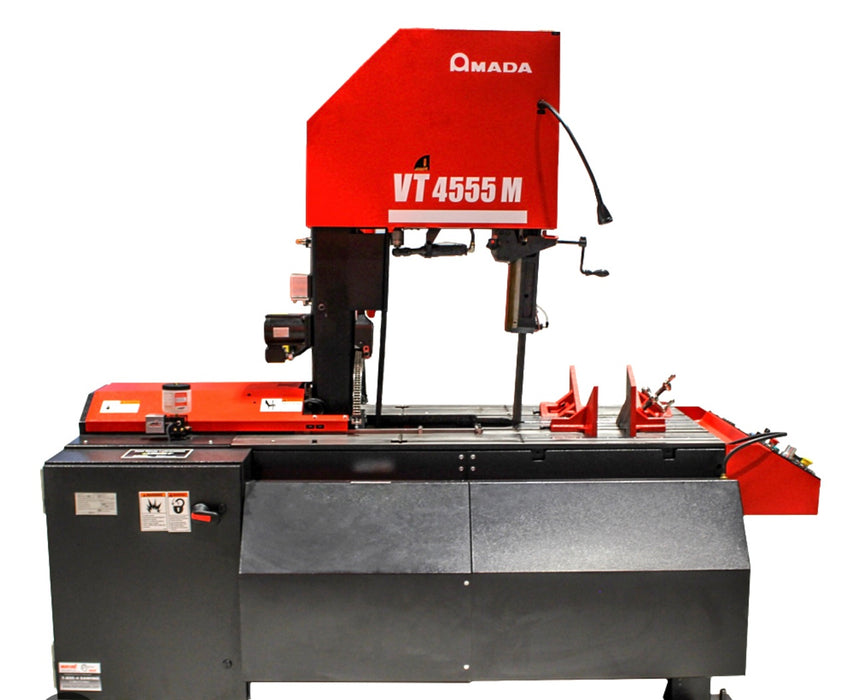 Amada Marvel 8-Mark-III Vertical Tilt-Frame Band Saw I Heavy-Duty Industrial Metal Cutting I 5HP 230V Three Phase I
