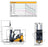 Forklift with Pattern Cushion [LPG] (Liquid Propane) 5000/6000 lbs | EKKO EK30SLP