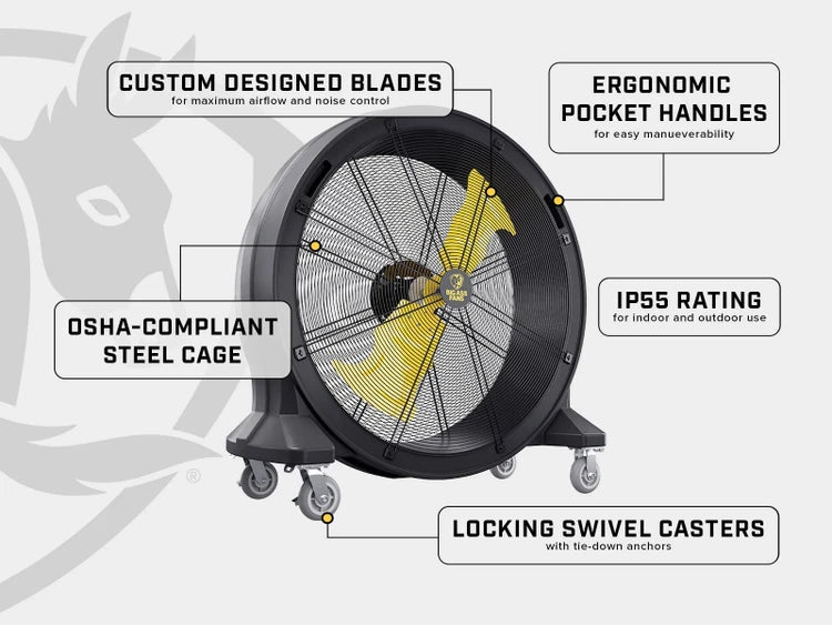 BANDIT™ 42" FLOOR FAN | F-BD1-4201