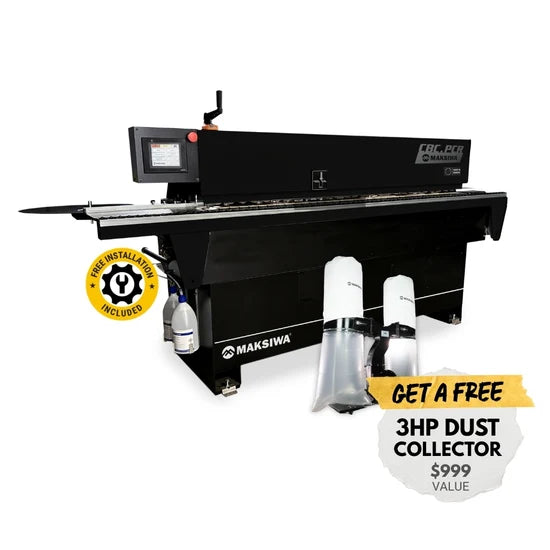 Maksiwa CBC.PCR Automatic Edgebander | Corner Rounding & Pre-milling (0.4mm & 3mm)
