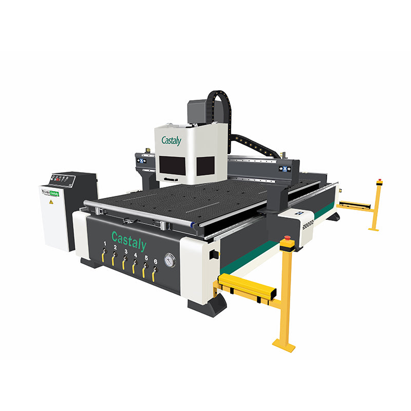 Castaly Rapid-408-12LN CNC Router 4'x8' with ATC & HSD Drill Bank | 12HP