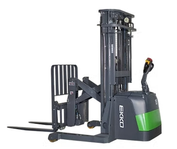 EKKO 45” Fork Walkie Reach Truck | 177” Lift 3300 lb Load Cap. and Side Shift Capability | ER15-177Lii