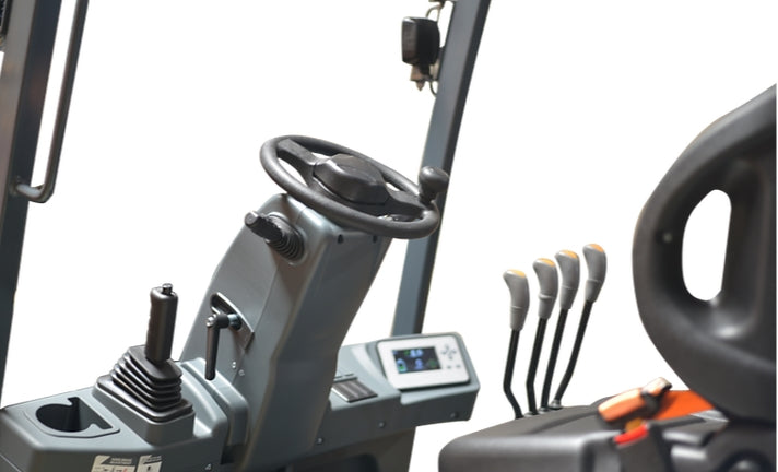 EKKO 42” Fork Liquid Propane 4-Wheel Forklift with Solid Pneumatic Tires with 185” Lift and 5000 lbs. Lift Cap. | EK25TLP |