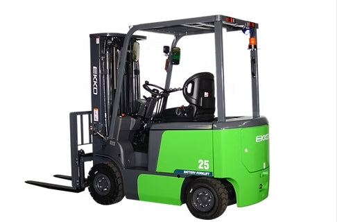 EKKO 42” Fork 4-Wheel Lithium-Powered Forklift | 185” Lift and 8000 lb Load Cap. | EK40T-Li