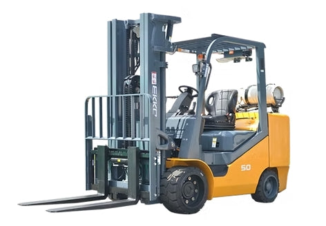 EKKO 42" Fork Liquid Propane 4 Wheel Forklift (LPG) 10,000 lbs cap, 185" Lift Height | Ekko EK50LP |