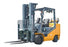 EKKO 42" Fork Liquid Propane 4 Wheel Forklift (LPG) 10,000 lbs cap, 185" Lift Height | Ekko EK50LP |