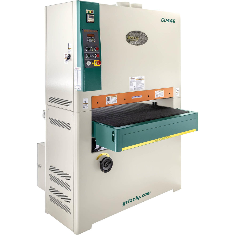 37" 15 HP 3-Phase Wide-Belt Sander | Grizzly G0446