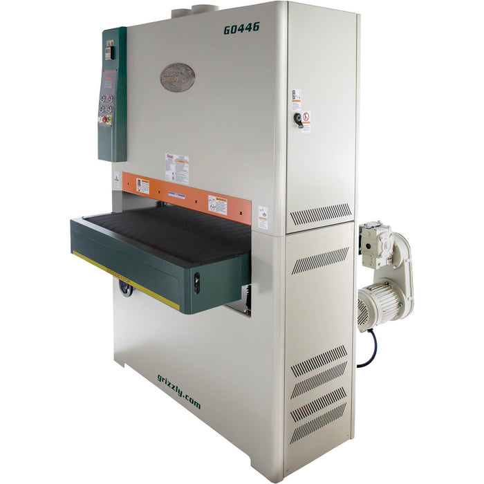 37" 15 HP 3-Phase Wide-Belt Sander | Grizzly G0446