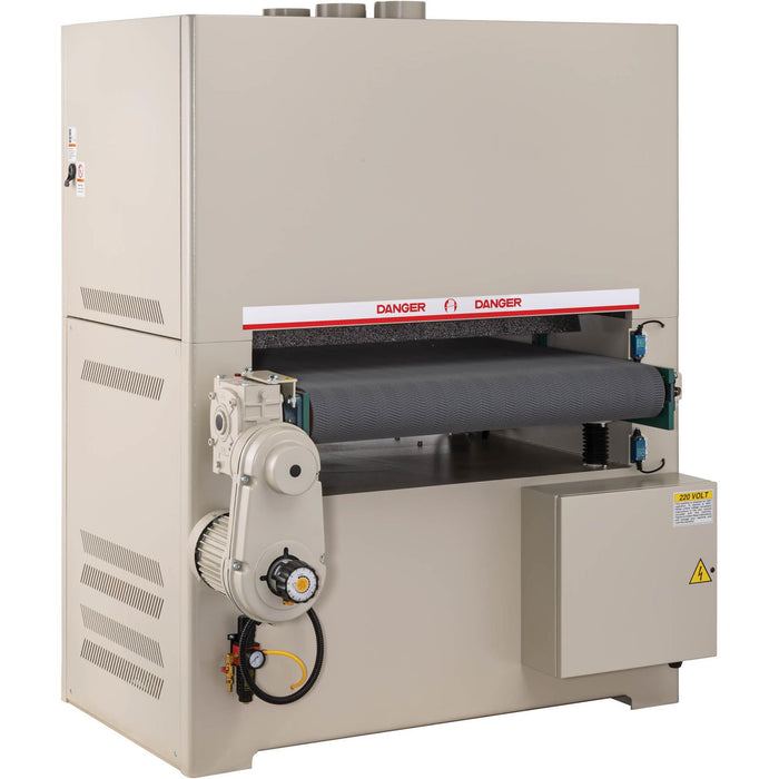37" 20 HP 3-Phase Double Head Wide-Belt Sander | Grizzly H2934