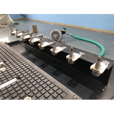 Castaly Rapid-408-12LN CNC Router 4'x8' with ATC & HSD Drill Bank | 12HP