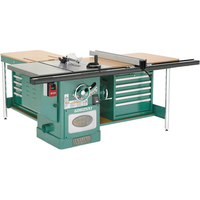 12" 5 HP 220V Extreme Table Saw | Grizzly G0605X1 Table Saw Grizzly