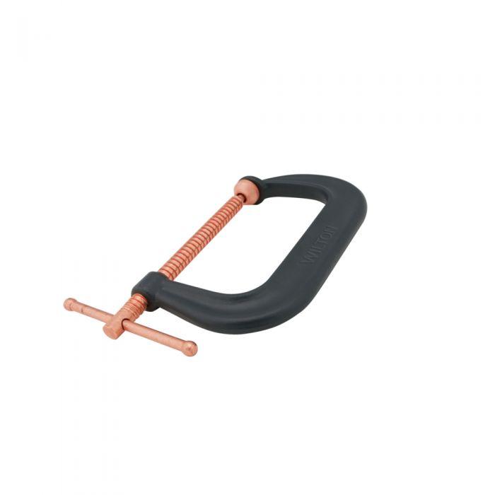 14229, WILTON SPARK-DUTY DROP FORGED C-CLAMP, 0 - 3” OPENING, 2-1/2” THROAT  | Clamps | Wilton