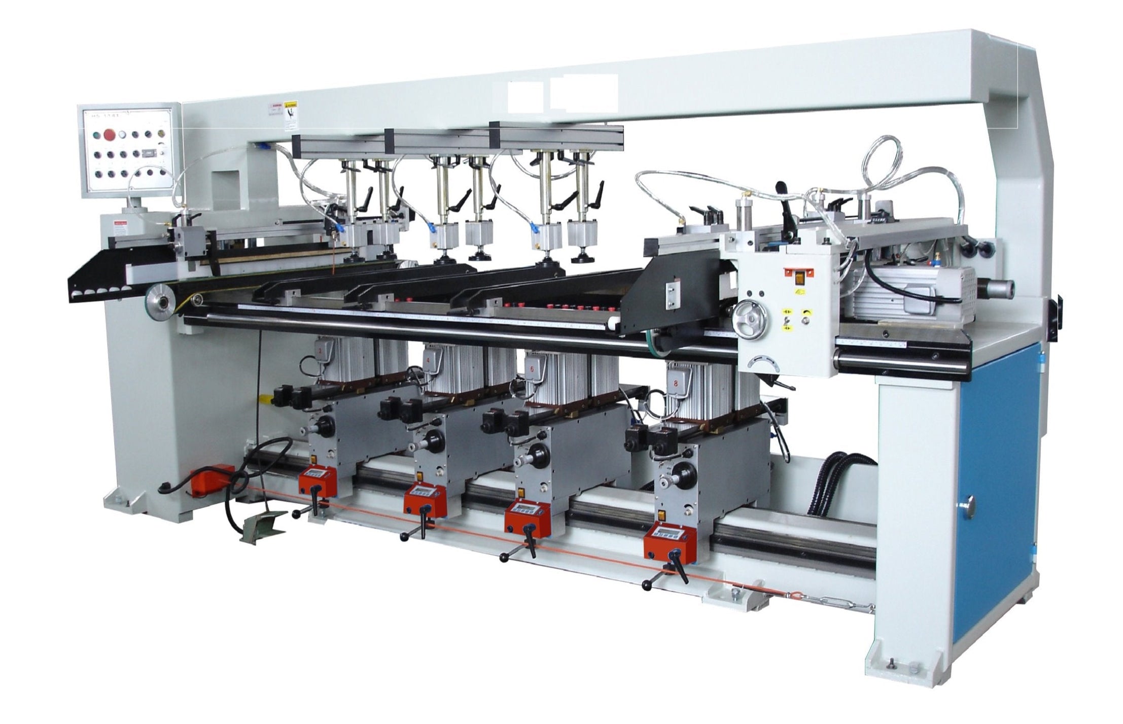 2 Horizontal, 4 Vertical Construction Line Boring with Auto Feed throu ...