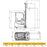 3 Wheel Electric Forklift 138" Lift 3300 lbs | Ekko EK13A Forklifts ekko