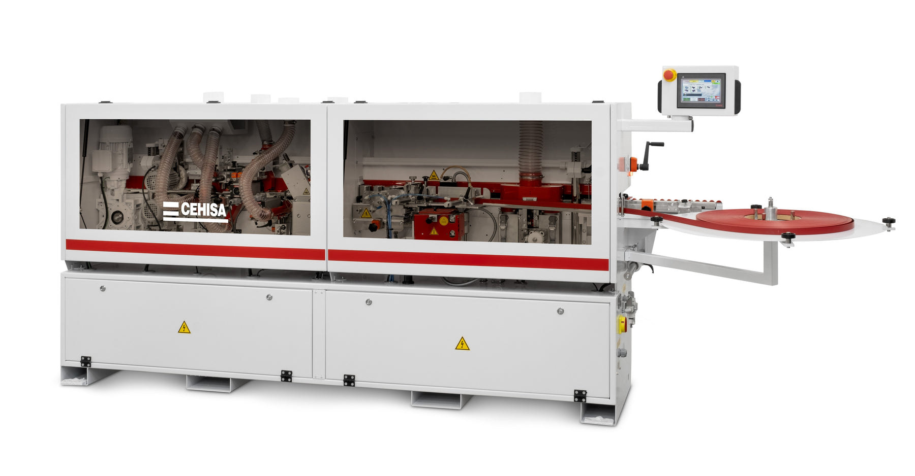 Automatic Edgebander  | Compact PS with PREMILLING | 3 Phase (32ft/.min.) | edgebanding Max 3mm, (solid Wood 5mm) | 8 to 60mm panels | Min. Panel Width 75 mm (2.95”)  | Edgebander | CEHISA