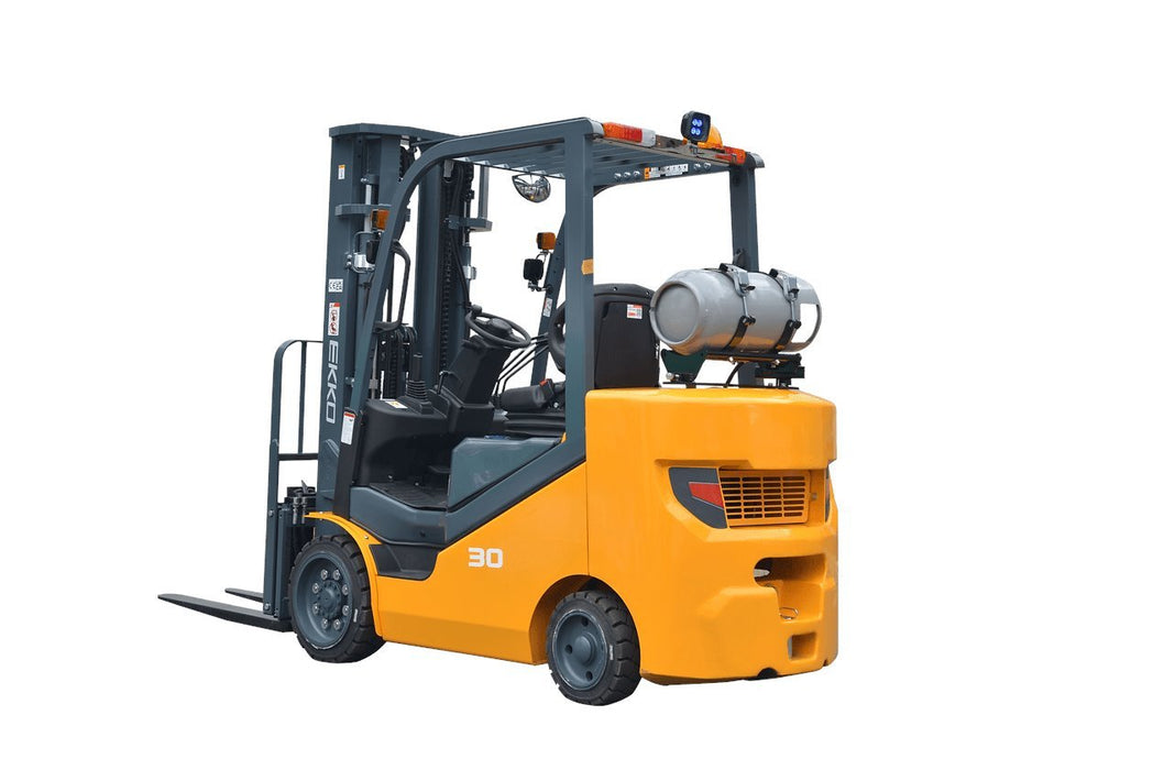 Forklift with Pattern Cushion [LPG] (Liquid Propane) 6000 lbs | EKKO EK30SLP  | Forklifts | ekko