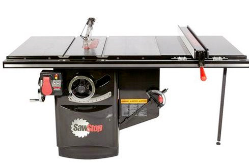 SawStop 10" 7-1/2 HP 230V Industrial Table Saw with 36" T-Glide Table Saw SawStop